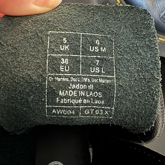 Dr. Martens Jadon III Black Pisa leather - Picture 6 of 6